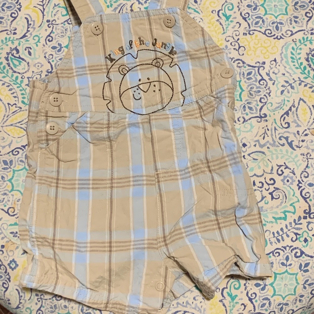 Overall shorts